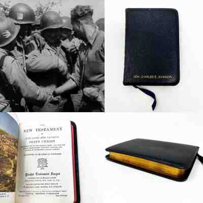 Rare WWII General Charles E. Johnson 3d Infantry Division New Testament Bible