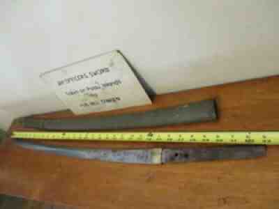 WWII Japanese Officers SWORD; AS-SEEN ; taken on Palau Island Original owner