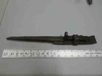 WWII U.S. M41 Johnson Rifle Bayonet USMC w/ Scabbard (7554 on Scabbard) (SCARCE)