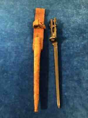 Rare WW2 US M41 Johnson Rifle Bayonet w sheath USMC A47