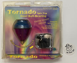 Spintastics Spin Top Original Tornado Dual Ball Bearing Spin Top Rare VTG NOS