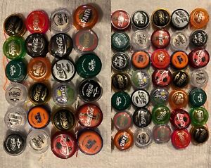 LOT OF 59 COCA COLA MASTER YO YO GENUINE RUSSELL - GALAXY- FANTA - SPRITE MIXED