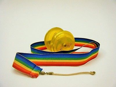 DUNCAN YOFFY vintage 'Rainbow Ribbon' yo yo see photos