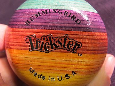 yoyo hummingbird trickster vintage laminated wood