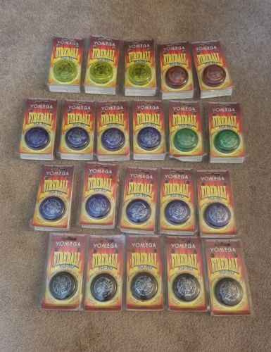 Vintage 1990’s Yomega Fireball Yo-Yo Lot New Old Stock