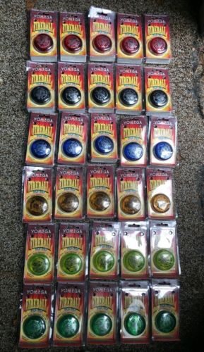 Vintage 1990’s Yomega Fireball Yo-Yo Lot New Old Stock