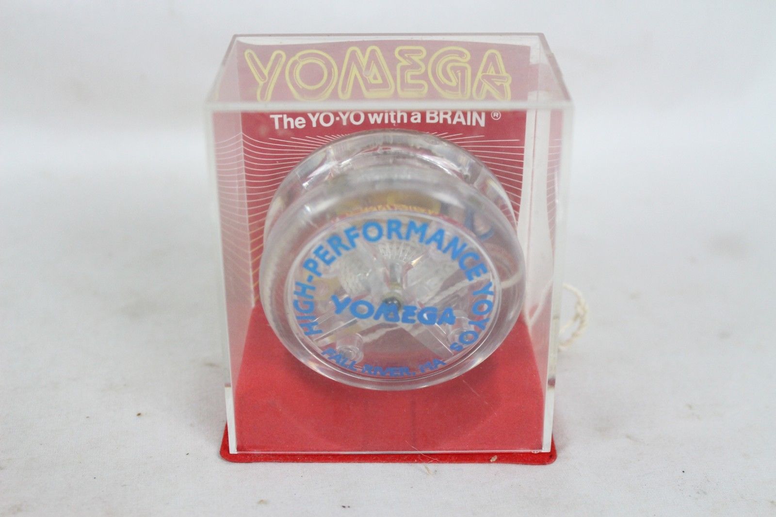 Vintage Yomega Yo-Yo with a Brain Toy w/ Box and Manual Clear High Performance