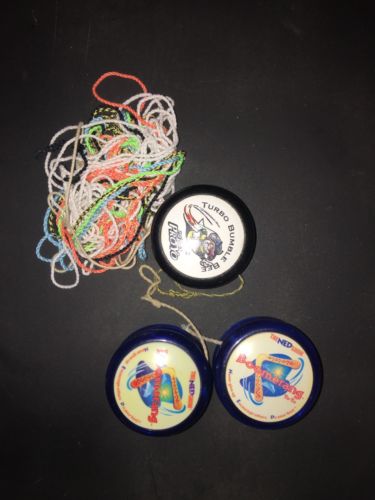 Vintage Proyo Turbo Bumble Bee Yo-Yo + 2 Boomerang Yo-yo KOOSH PROYO