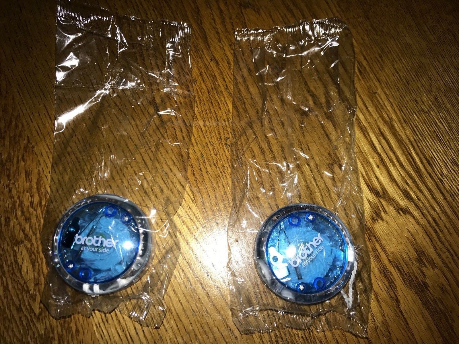 YOYO BROTHER BLUE / CLEAR BRAND NEW PACKAGE OF (2) 