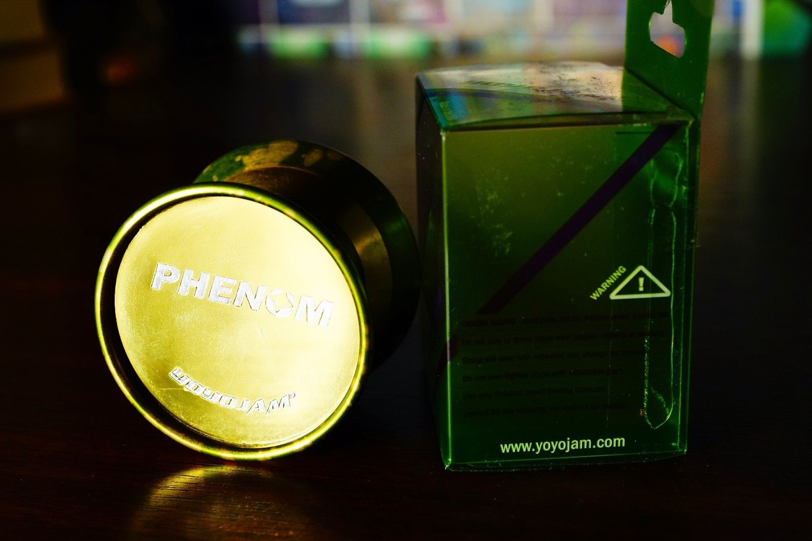 YoyoJam Phenom yoyo | Green/Yellow Acid Wash | Great Condition