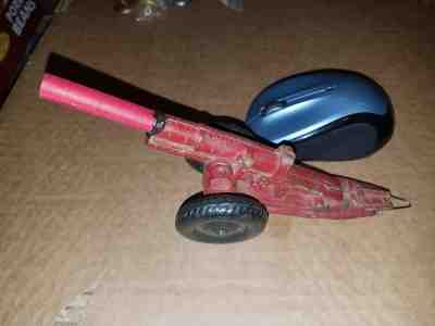 Cannon RUBBER BASE & WHEELS Missing and Repaired BARREL Parts or Restore