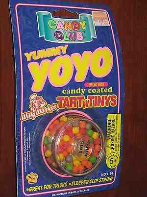 Willy Wonka's Tart n Tiny candy Yummy yo-yo NEW NIP Candy Club candy-filled