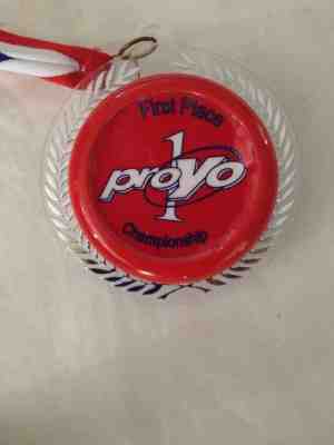 VERY RARE PRO-YO -FIRST PLACE CHAMPION, CONTEST AWARD YO YO NEW IN BAG W.RIBBON