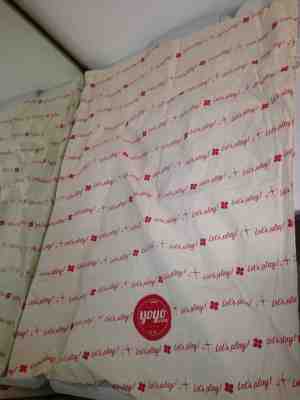 jumbo 45" CANVAS STURDY LAUNDRY BAG YOYO.COM YOYO TOY ADVERTISING drawstring