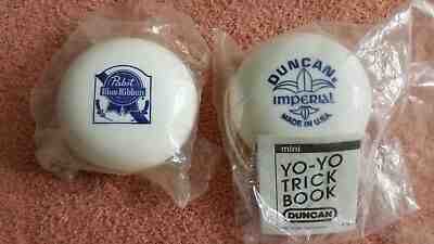 PABST BLUE RIBBON YO-YO DUNCAN IMPERIAL with TRICK BOOK NEW IN WRAPPER PBR