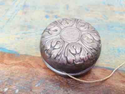 Antique Art Deco Yo-Yo 1920's Gorham Sterling Silver Yo-Yo Toy