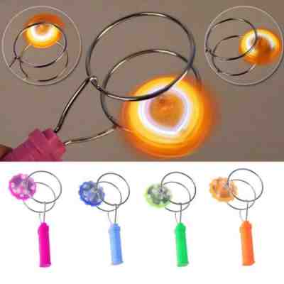 Magnetic Gyro Wheel Magic Spinning LED Colorful Light Gyro YoYo Toy Kids Gifts