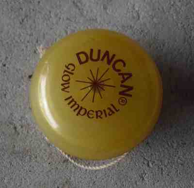 Vintage Duncan Yo-Yo Yoyo Glow Imperial Hershey Chocolate