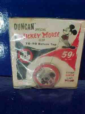 MOC 1950s MICKEY MOUSE CLUB Official DUNCAN YO-YO
