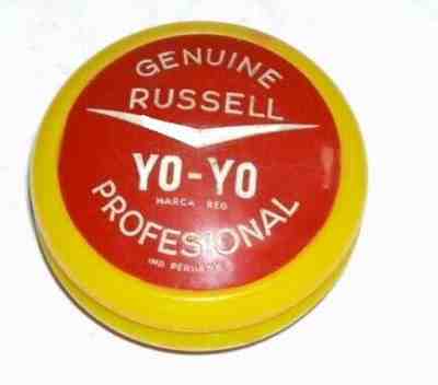 Vintage Yo-Yo Yoyo Profesional Rojo y Blanco Genuine Russell Tome Coca Cola  Peru