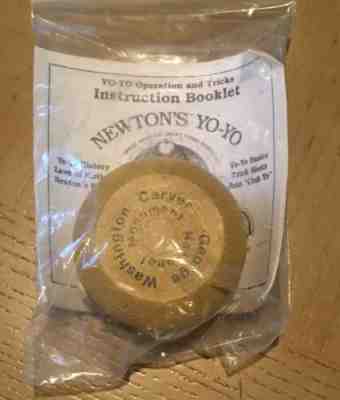 Vtg Newton’s Wooden YoYo - George Washington Carver - Free Shipping