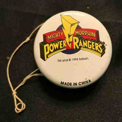 Vintage 1994 Mighty Morphin Power Rangers Metal Yoyo Yo Yo