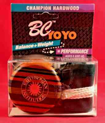 NIB BC YOYO SMITHSONIAN RAINBOW MAPLE WOOD MADE IN USA BALANCED PERFORMANCE NEW