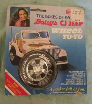 Dukes of Hazzard Daisy's CJ Jeep  Yo-Yo NOS Duncan TM Warner Bros Trick Book