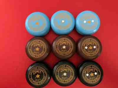 Royal Reproduction : 1940-50'S Goody Comet Yo-Yo Complete Set (9) Numbered