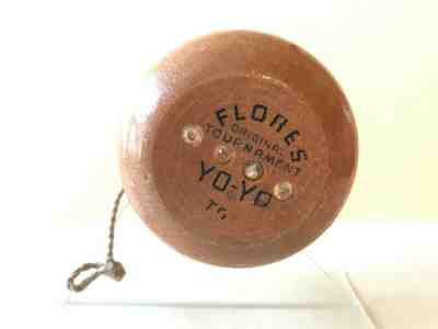 RARE ANTIQUE C 1920's PEDRO FLORES ORIGINAL JEWELED TOURNAMENT YO-YO 