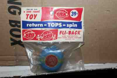 Vintage NOS Fli-Back Return Tops Spin Yo-Yo High Point North Carolina 1959 Rare