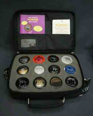 +++ YOMEGA Collection of 12 Yo-Yos in Padded Carry Case w/Extras 1999 +++