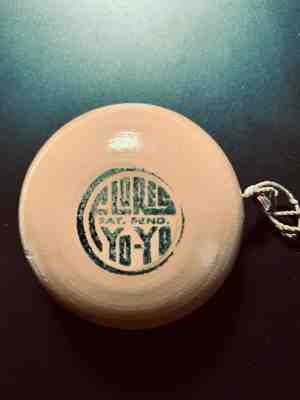 Original Flores 'big F' Yo-Yo -- Patent Pending 1929-1930