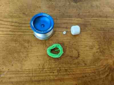 YoTricks Canon Yoyo blue and silver w/ counterweight