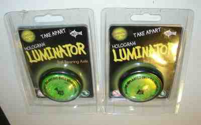 2 Peter Fish YoYo's Take Apart Haologram Luminator Double Lopping Fun