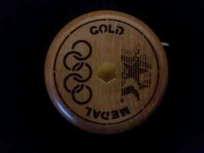 RARE Tom Kuhn 1984 LIMITED EDITION BUTTERFLY SHAPED  OLYMPIC GOLD MEDAL YOYO EX