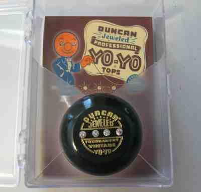 Duncan Jeweled Yo-Yo Tops Tournament Vintage Yoyo SN 09596 75th Anniversary!! 