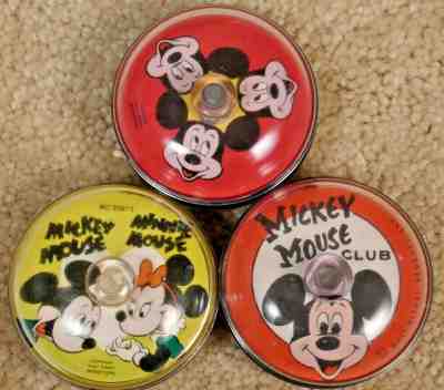 60s COMPLETE SET DUNCAN "MICKEY MOUSE IMPERIAL JR" YoYos - NEAR MINT