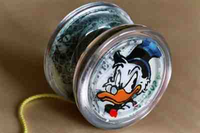 99¢ Rare Yoyo Auction! Duck Tales FHZ FH Zero modded custom painted rare! Mint