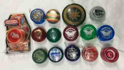 Duncan Imperial Butterfly Yomega fireball Dash Yoyo lot of 15