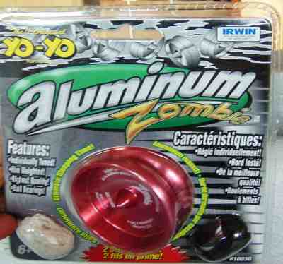 - 2 String Bonus New yoyo Irwin Aluminum Zombie - Purple Yo-Yo 