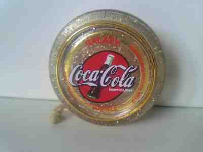 Coca-Cola Yo-Yo GALAXY Gold Russell Coke Spinner Toy 1999 Philippines Original 