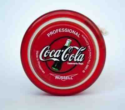 Coca-Cola Yo-Yo PROFESSIONAL Russell Red Coke Spinner Toy 1999 Yo Yo Original