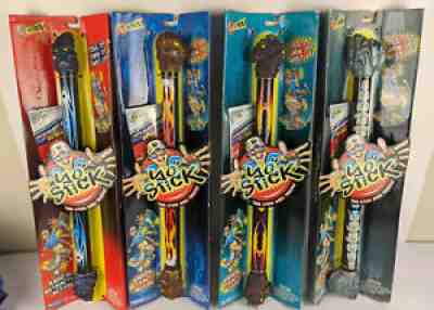 Lot of 4 Yo Stick Radical Retraction Action Yo Trix New Playmates Toys