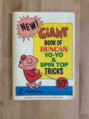 Vintage DUNCAN 1971 Giant Book of YO-YO and Spin Top TRICKS BOOK EXC/NM