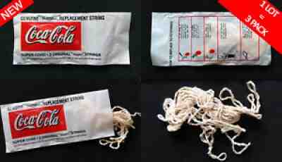 Lot of 3 packs of Original Coca-Cola strings for Yo-Yo Russell Coke Toy 1999