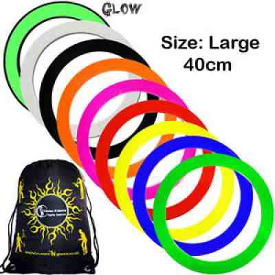 Mr Babache Pro Juggling Ring Set (Large-40cm) - 3 Juggling Rings + Bag