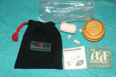 Abercrombie and Fitch Tom Kuhn YO-YO Maple Wood with Pouch, Paperwork and More!