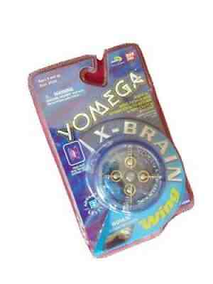 VINTAGE Bandai Blue YOMEGA X-BRAIN WING YOYO 1999