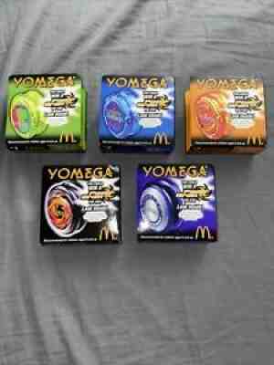 Lot of 5 90 Yomega Yoyos X-brain K-9 Yo Dawg Tail Spinner Firestorm Wildfire New